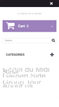 Mobile Screenshot of lamaisondelaviolette.com
