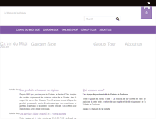 Tablet Screenshot of lamaisondelaviolette.com